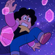 Steven learning how his more advanced shield powers work.